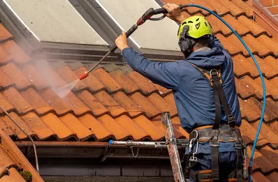 Démoussage et hydrofuge de toiture à Esson
